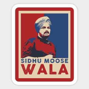 Sidhu Moose Wala Pop Art Style Sticker